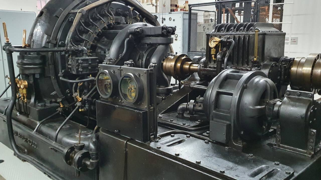 Der einzig verbliebene und noch voll funktionsfähige Alexanderson-Generator